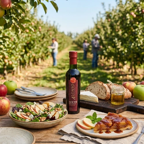 Alonso_olive_oil_balsamic_de_modena_æble-manzana_serveringsforslag-ai
